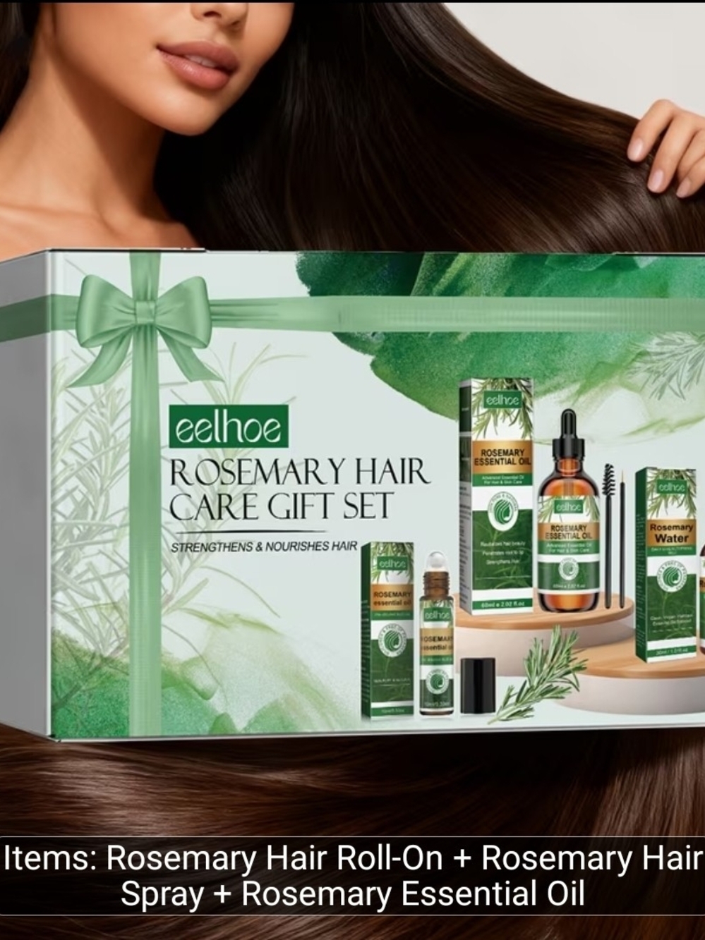 Eelhoe Rosemary Hair Care Gift Set — Green